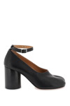 Maison Margiela Tabi Leather Pumps In Black (black)