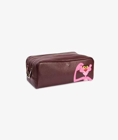 Larusmiani Nécessaire Pink Panther Luggage In Darkred