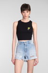 Barrow Knitwear Tank Top In Nero/black