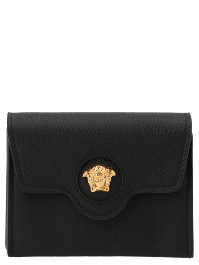 Versace Medusa Wallet In Black