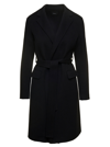 Theory Belt Coat In Black