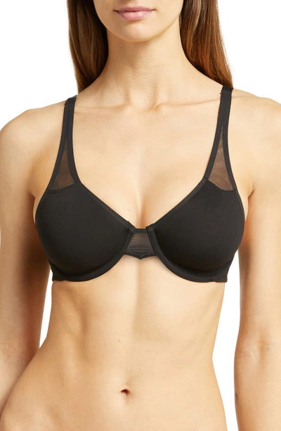 Wacoal Body By  2.0 Underwire Seamless Convertible Bra In Black