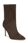 Veronica Beard Nash Pointed Toe Bootie In Cacao