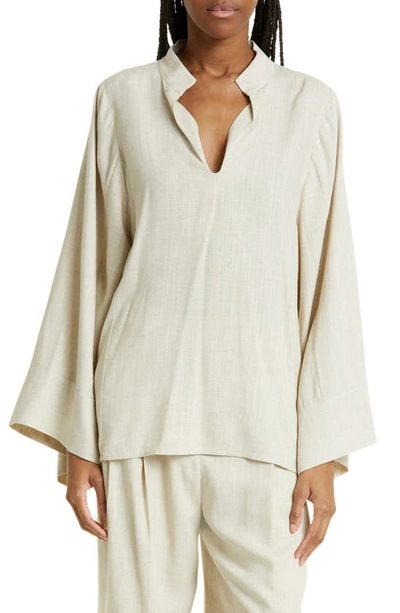 By Malene Birger Lomaria Shirt In Undyed