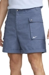Nike Men's Life Woven P44 Cargo Shorts In Blue