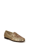 Sam Edelman Loraine Loafer In Gold Multi