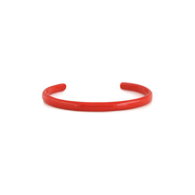 Kris Nations Palette Enamel Cuff Bracelet In Red
