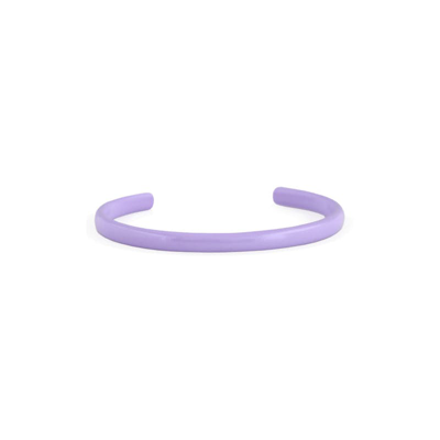 Kris Nations Palette Enamel Cuff Bracelet In Purple