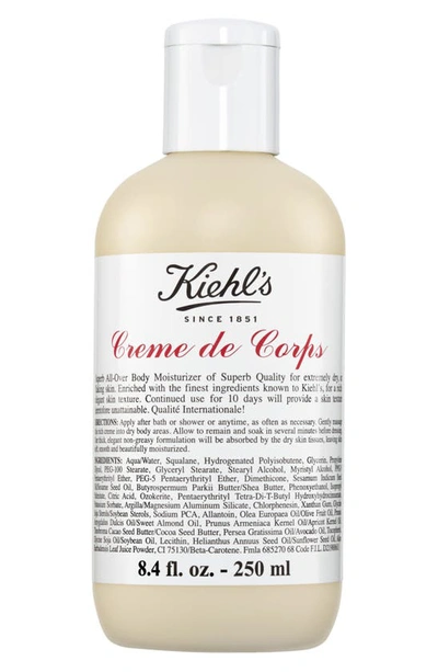 Kiehl's Since 1851 1851 Mini Crème De Corps Hydrating Body Lotion With Squalane 2.5 oz/ 75 ml In Bottle