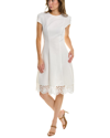 Donna Ricco Tulip Sleeve Fit And Flare Dress
