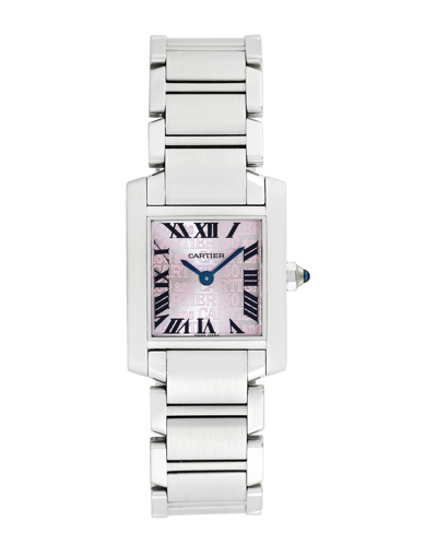 Cartier Women's Tank Francaise 160th Anniversary Limited Edition Watch, Circa 2000s (authentic Pre-o