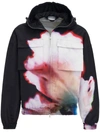 Alexander Mcqueen Alexander Mc Queen Floral Print Windbreaker Jacket In Multicolour