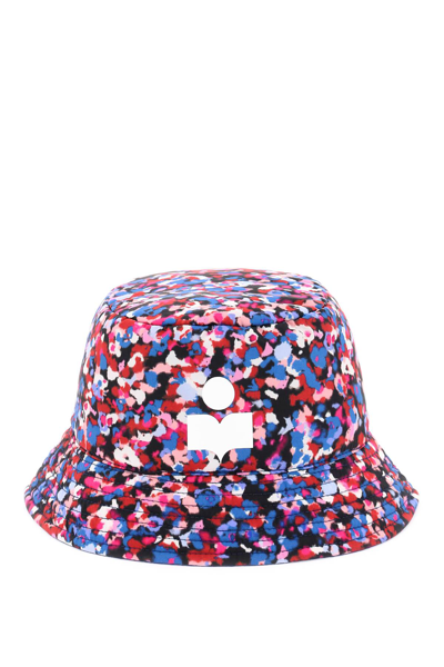 Isabel Marant All-over Graphic-print Bucket Hat In Multi-colored