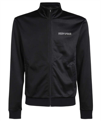Marcelo Burlon County Of Milan Tempera Cross Zip Track Jacket In Black