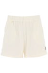Moncler Basic Sweatshorts In Terry Cloth In White