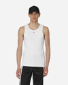 Diesel Tank Top With Mini D Logo Patch In White