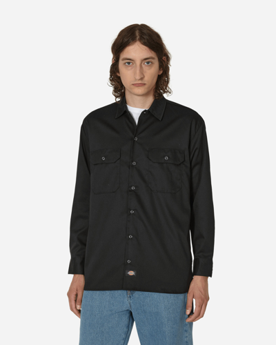 Dickies Work Longsleeve Shirt In Black