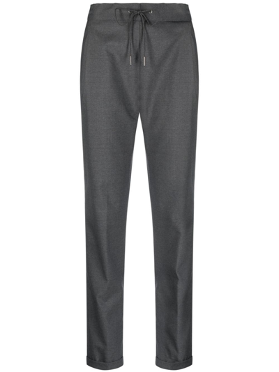 Fabiana Filippi Cropped Mid-rise Trousers In Grey