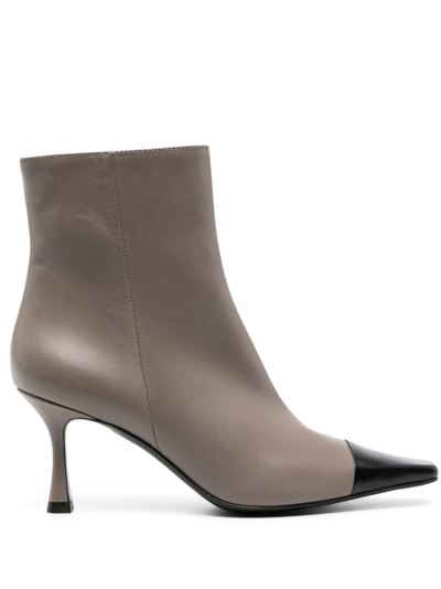 Roberto Festa Fanny 70mm Ankle Boots In Grey