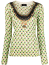 ETRO FLORAL-PRINT KNITTED TOP