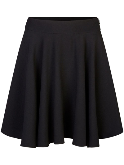 Nina Ricci High-waisted A-line Miniskirt In Black