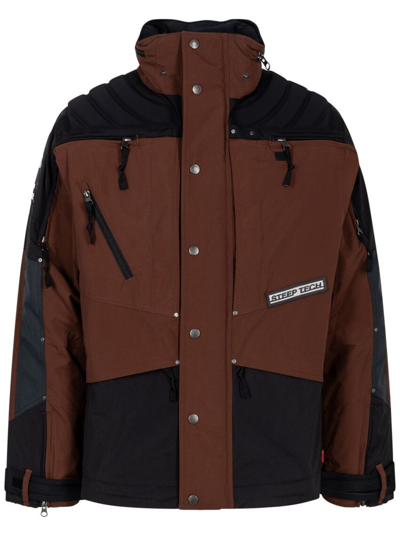 Supreme X The North Face Steep Tech Apogee Jacket In Brown