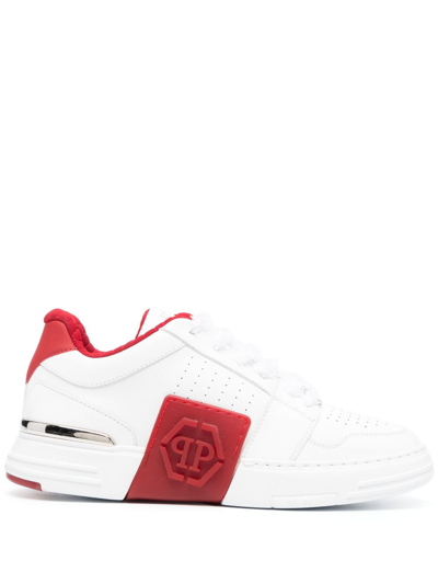Philipp Plein Paisley Low-top Sneakers In White