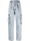 THE MANNEI PLANA TAPERED-LEG JEANS