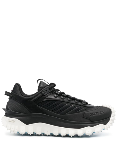 Moncler Trailgrip Gore-tex® Waterproof Low Top Sneaker In Black