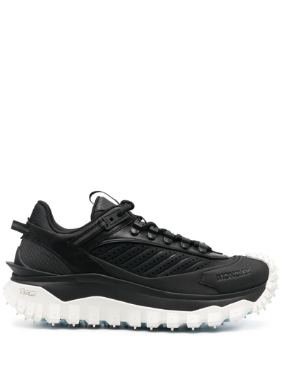 Moncler Trailgrip Gore-tex® Waterproof Low Top Trainer In Black