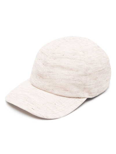 Eleventy Linen Adjustable Cap In Neutrals