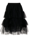 SIMONE ROCHA TIERED TULLE SKIRT