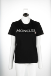 Moncler Cotton Jersey T-shirt In Nero