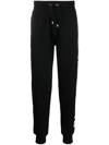 BALMAIN UEZ VERT COTTON TRACK PANTS