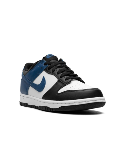 Nike Kids' Dunk Low Gs "industrial Blue" Sneakers In White