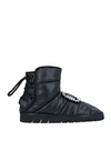 Roger Vivier Woman Ankle Boots Black Size 10 Textile Fibers, Leather In Black