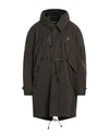 Dsquared2 Man Coat Dark Green Size 42 Polyester In Green