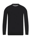 Seventy Sergio Tegon Man Sweater Black Size S Virgin Wool