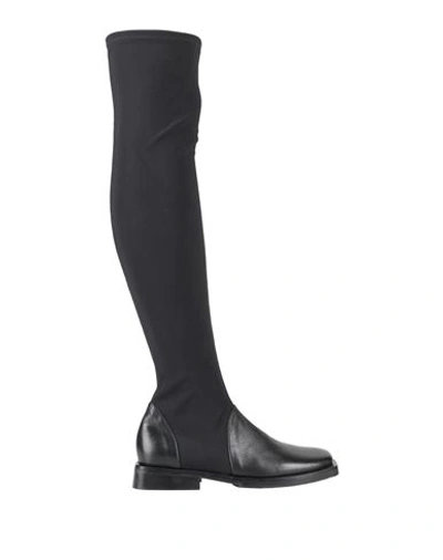 Ixos Woman Boot Midnight Blue Size 8 Soft Leather, Textile Fibers