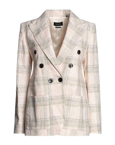 Isabel Marant Woman Suit Jacket Ivory Size 6 Linen, Silk, Viscose In White