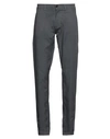 Liu •jo Man Man Pants Grey Size 26 Cotton, Viscose, Elastane In Grey