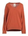 Semicouture Sweaters In Orange