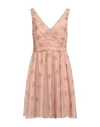 Red Valentino Woman Short Dress Pastel Pink Size 6 Polyamide In Pink