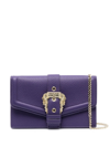 VERSACE JEANS COUTURE COUTURE1 LOGO-BUCKLE CLUTCH BAG