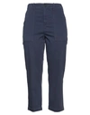 Jucca Woman Pants Navy Blue Size 10 Cotton, Elastane