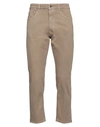 Be Able Man Denim Pants Khaki Size 36 Cotton, Elastane In Beige