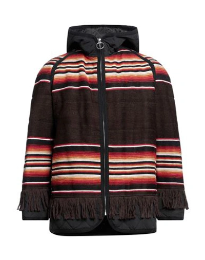JUNYA WATANABE JUNYA WATANABE COMME DES GARÇONS MAN JACKET DARK BROWN SIZE M POLYESTER, NYLON