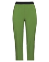 Jucca Woman Pants Green Size 8 Polyester, Virgin Wool, Elastane In Green