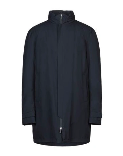 Herno Man Down Jacket Midnight Blue Size 42 Polyester, Ptfe - Polytetrafluoroethylene, Polyamide, El In Blue