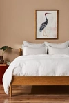 Anthropologie Washed Linen Duvet Coveru200b By  In Grey Size Q Top/bed